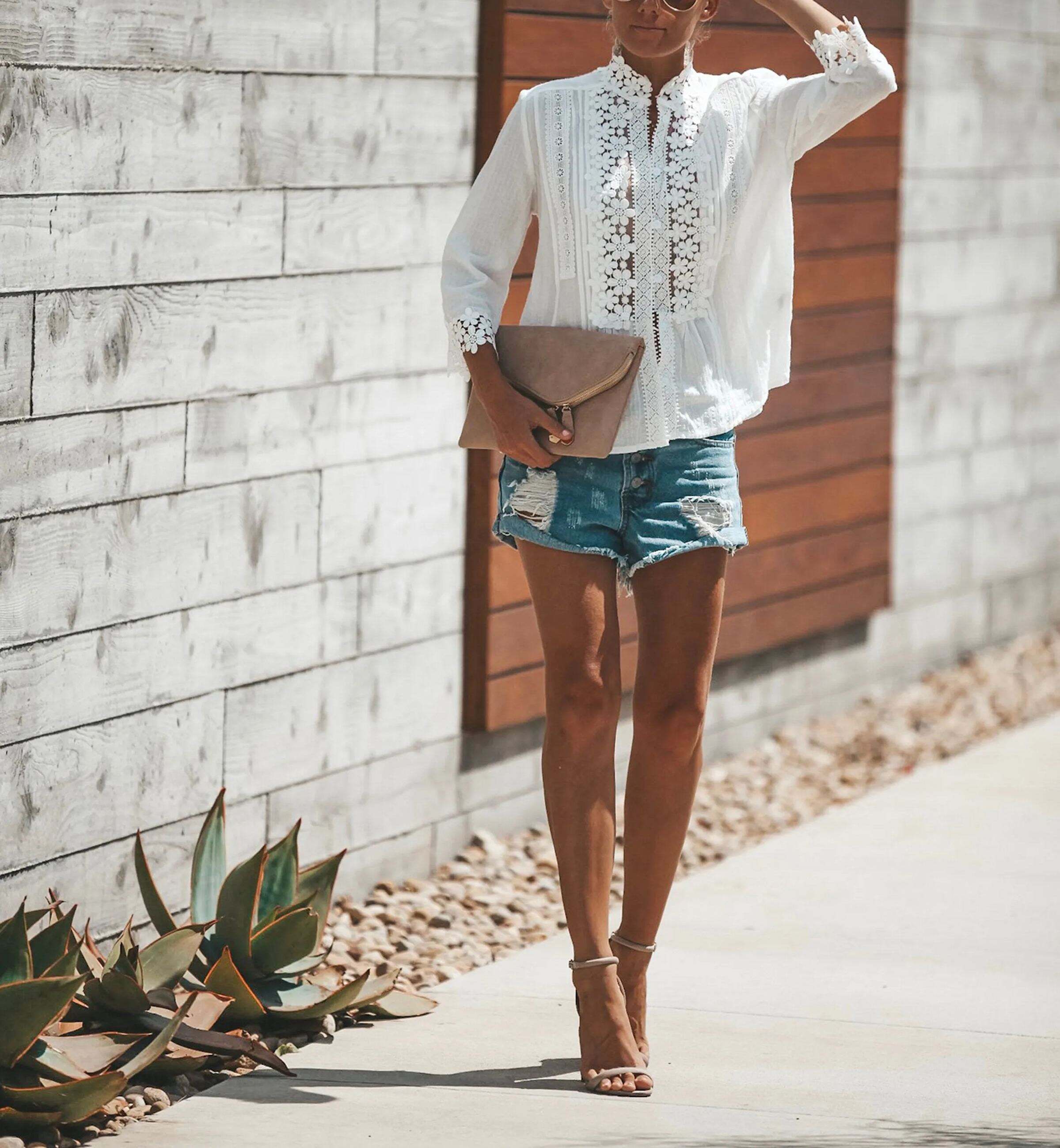 Crochet Lace Top - Ivory