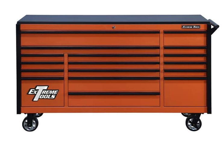 Extreme Tools DX Series 72” 17 Drawer Roller Cabinet