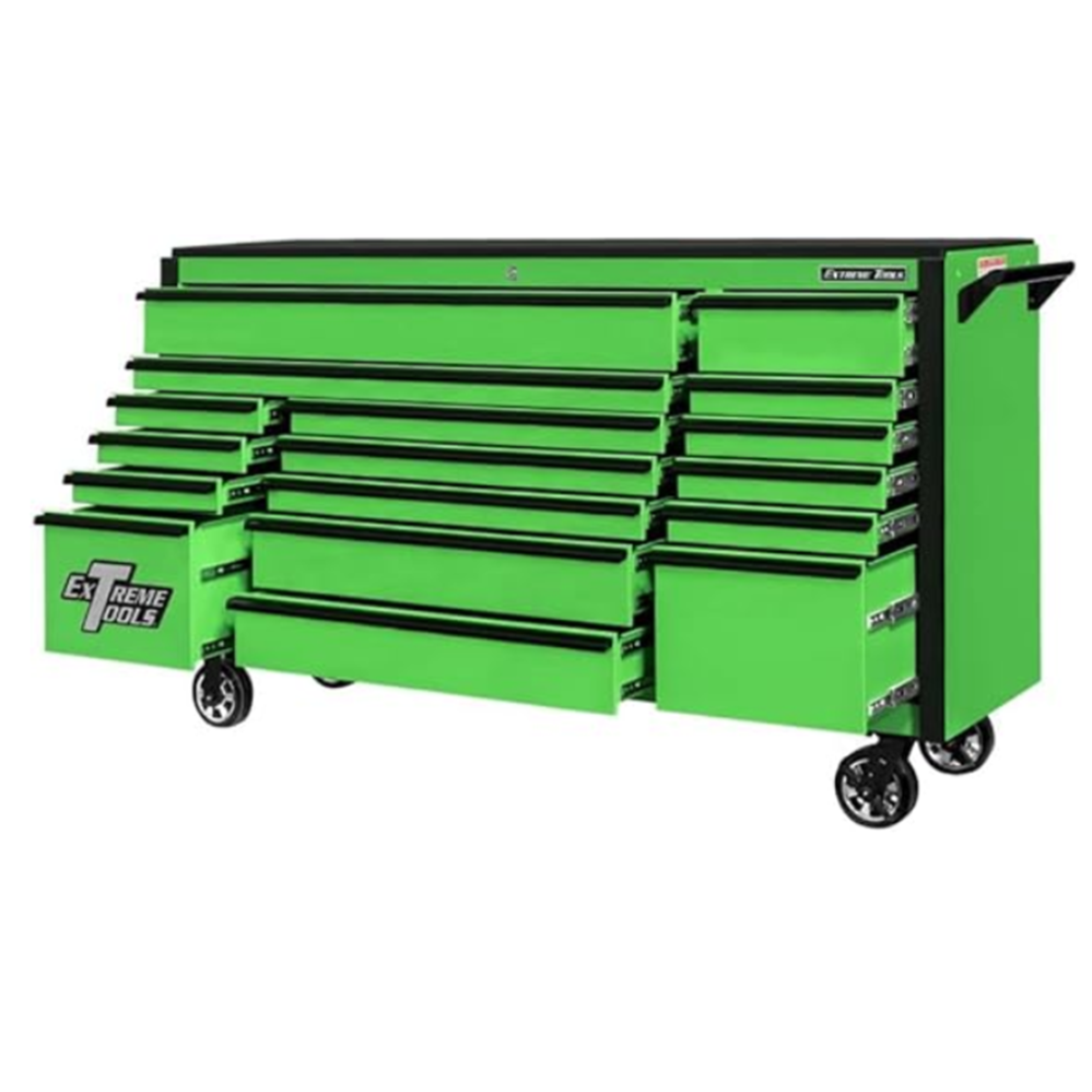 Extreme Tools Dx Series Cabinets 72-Inch Deep Rollers