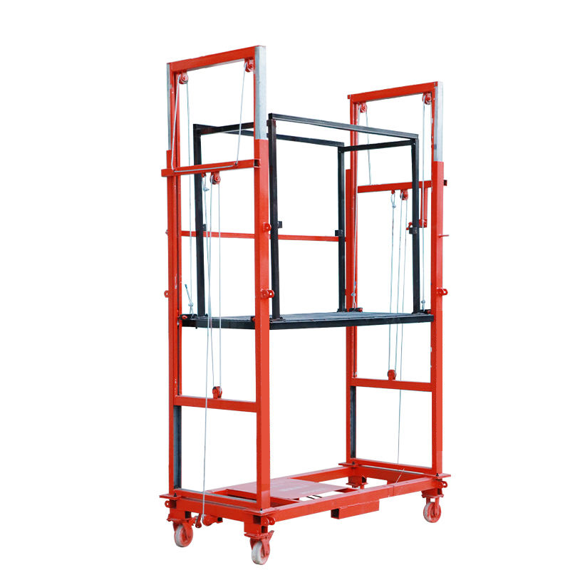 ?Last Day $69.99?Foldable Electric Scaffolding Lift Platform(?Loads Up To 500KG!)