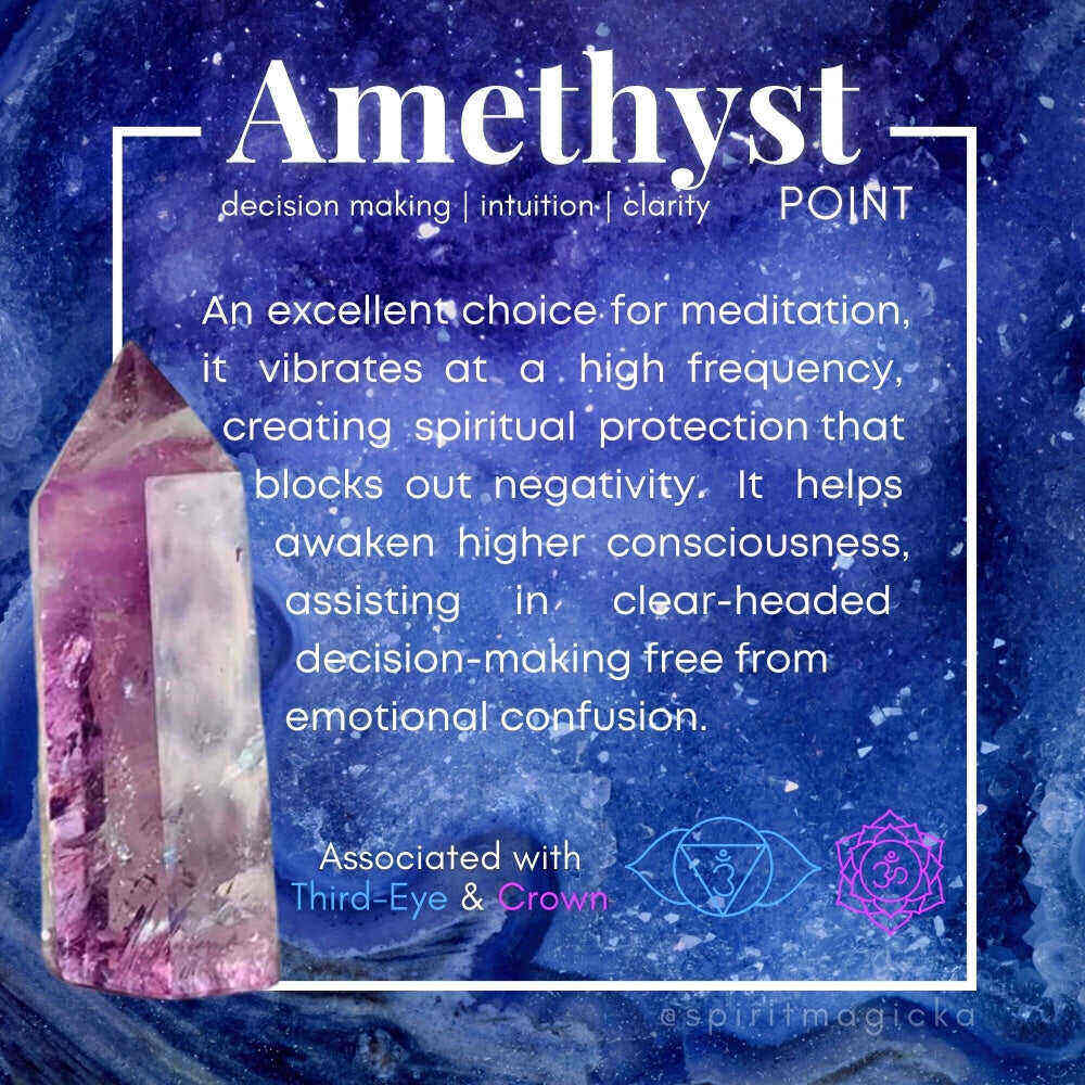Amethyst Higher Vibration 7-Piece Set